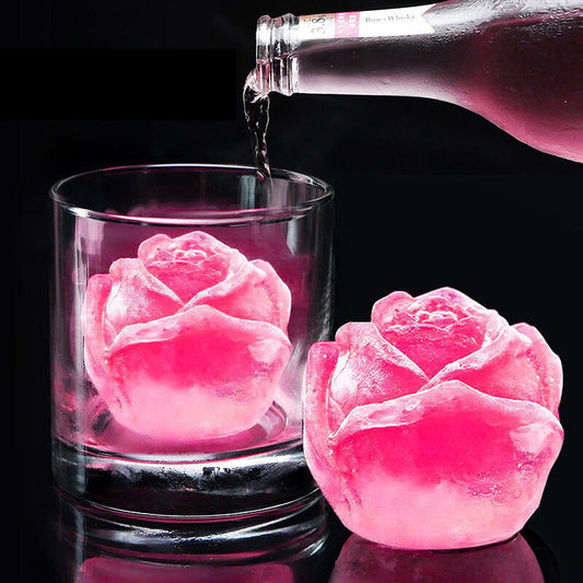 Rose Ice Cube Mold – Giant 2.5” Silicone Mold