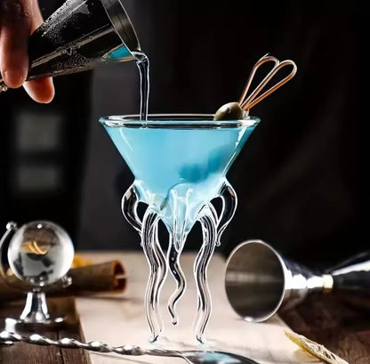 Octopus Cocktail Glass – Creative Jellyfish Martini Cup