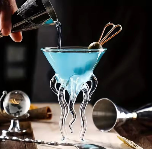 Octopus Cocktail Glass – Creative Jellyfish Martini Cup
