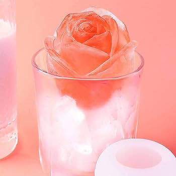 Rose Ice Cube Mold – Giant 2.5” Silicone Mold